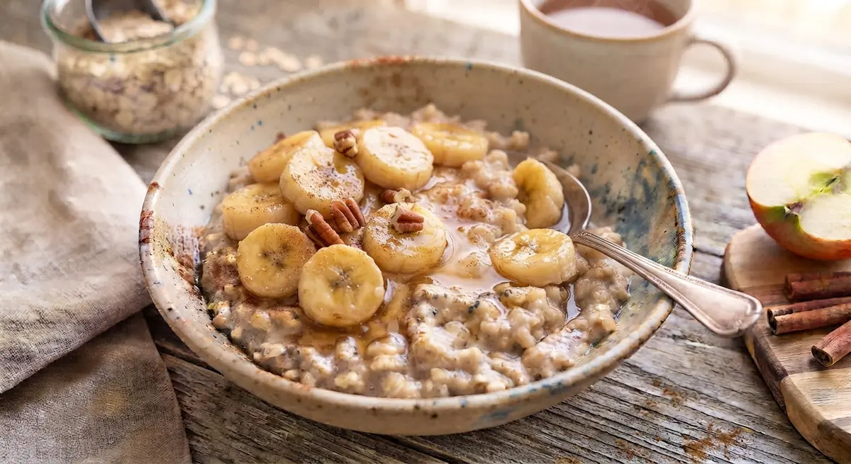 Oatmeal with Honey & Banana